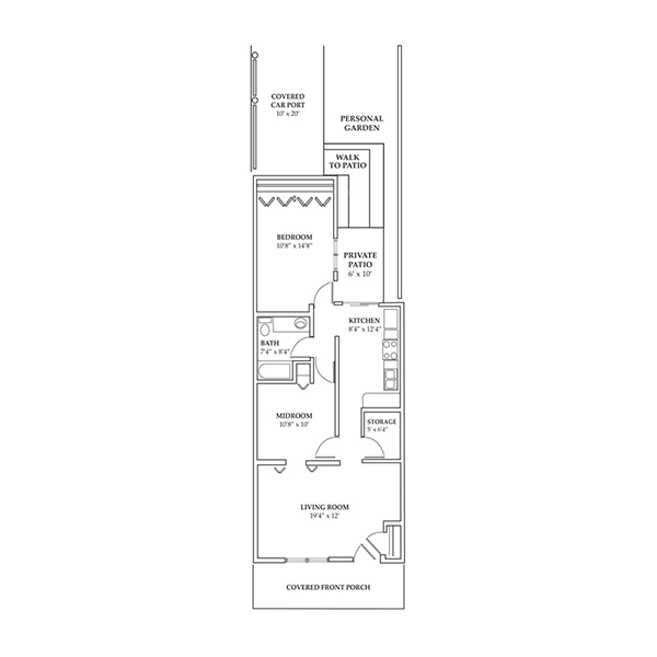 Midroom Villa floorplan